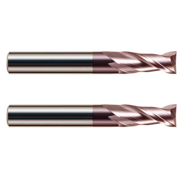 2 Flute Standard Carbide Square End Mills For 45HRC 55HRC
